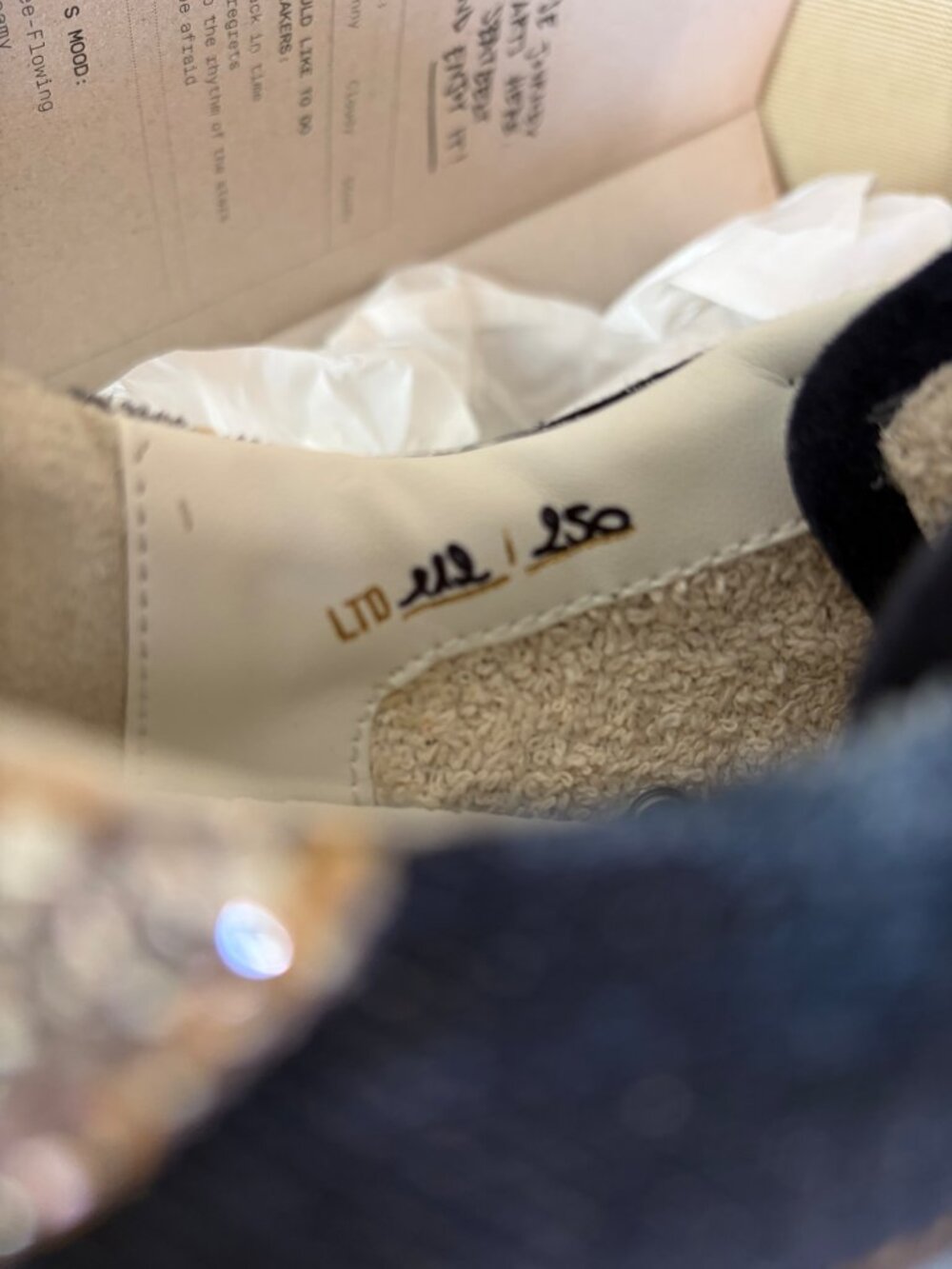 *BRAND NEW IN BOX* Golden Goose Superstar Denim Glitter low top*PRICE DROP!* - Picture 10 of 12